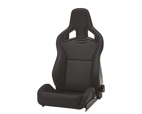 Recaro Sportster CS with Heat Right Seat Black Leather | Black Leather Black Logo - 410.10.2785