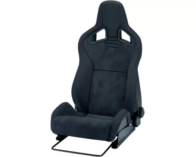 Recaro Passenger Cross Sportster CS 3 Point Seat Black Nardo | Black Artista with Grey Logo - 414.00.2351