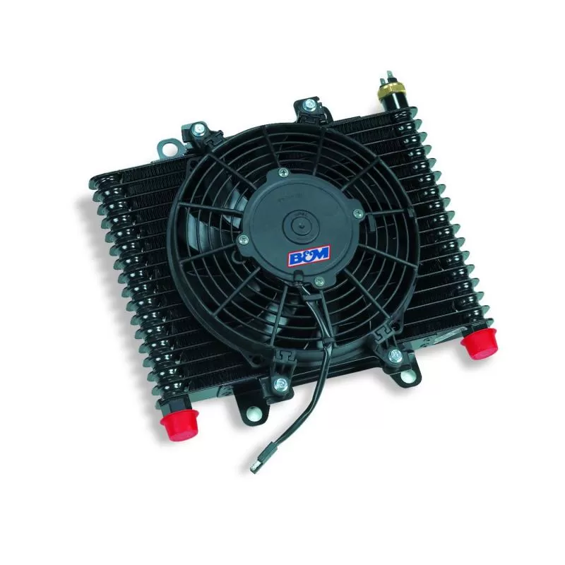 B&M Cooler, Large Hi Tek Cooling System with Fan, 590 CFM Rating - 70297