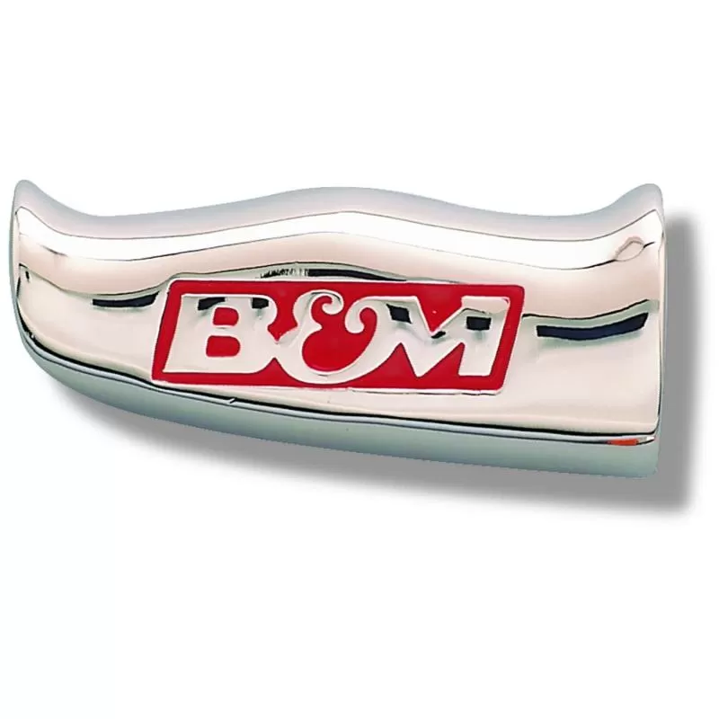 B&M Universal Shifter T-Handle with B&M Logo, Chrome, SAE Threads - 80643