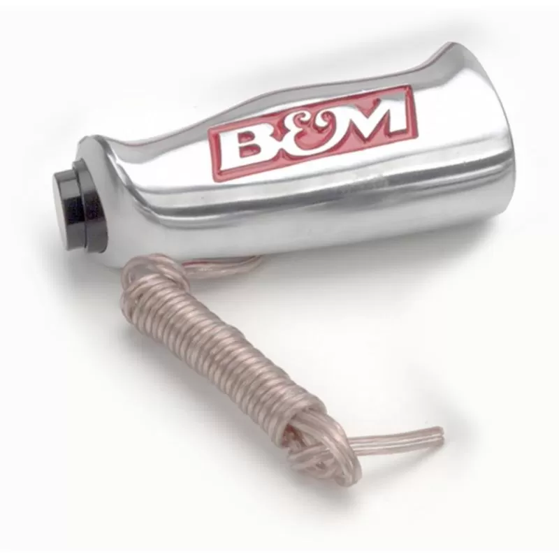 B&M T Handle, Universal Aluminum T-Handle With Button - 80658