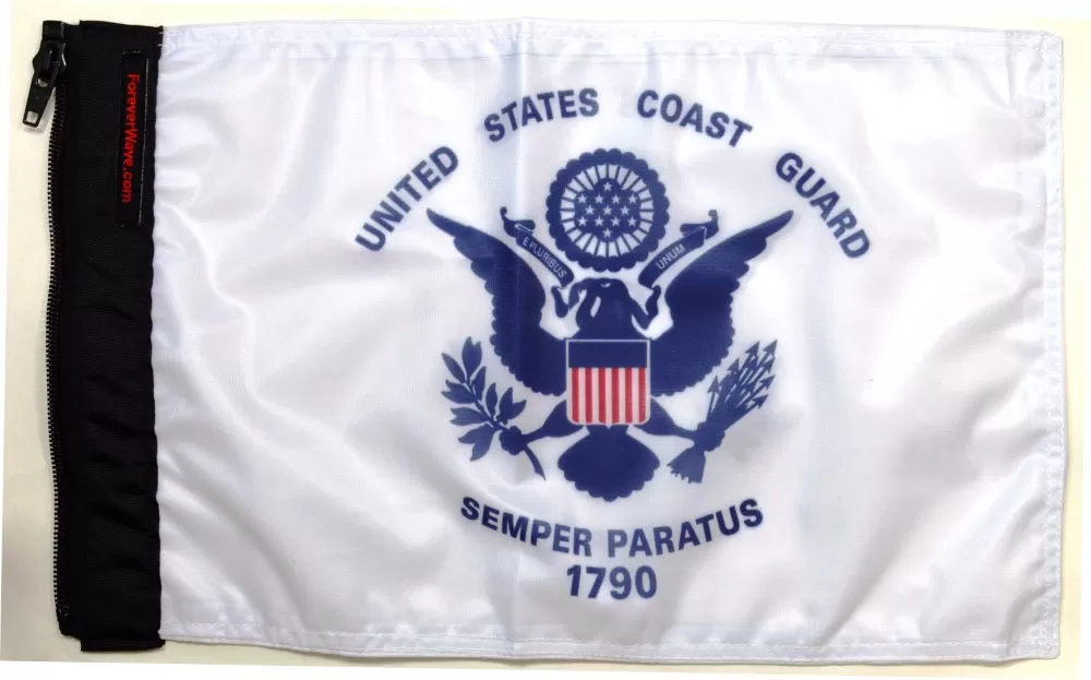 Forever Wave Coast Guard Flag - 5006