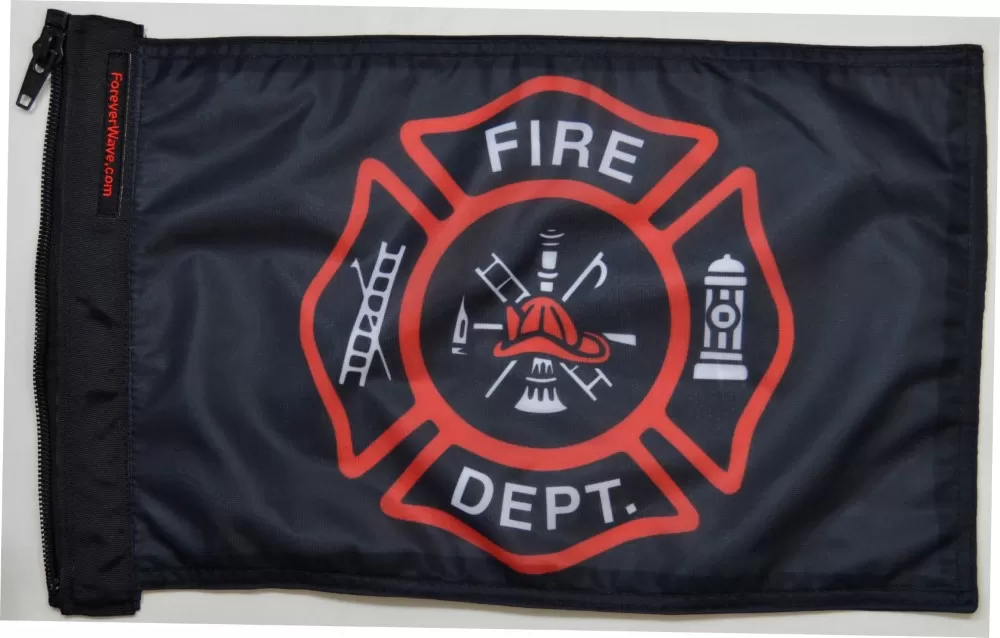 Forever Wave Fire Department Flag - 5041