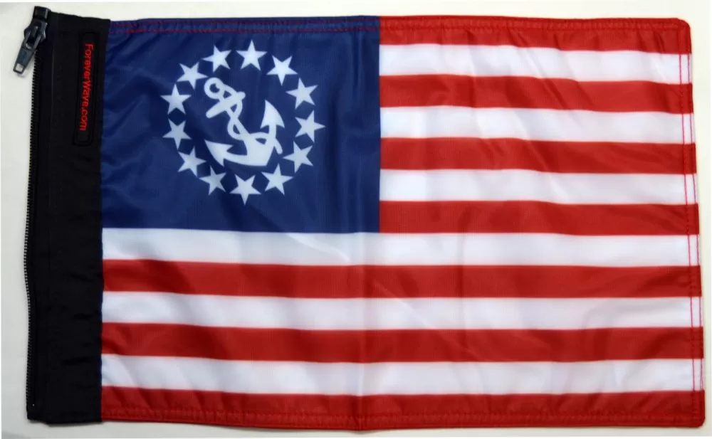 Forever Wave US Yacht Ensign Nautical Flag - 5359