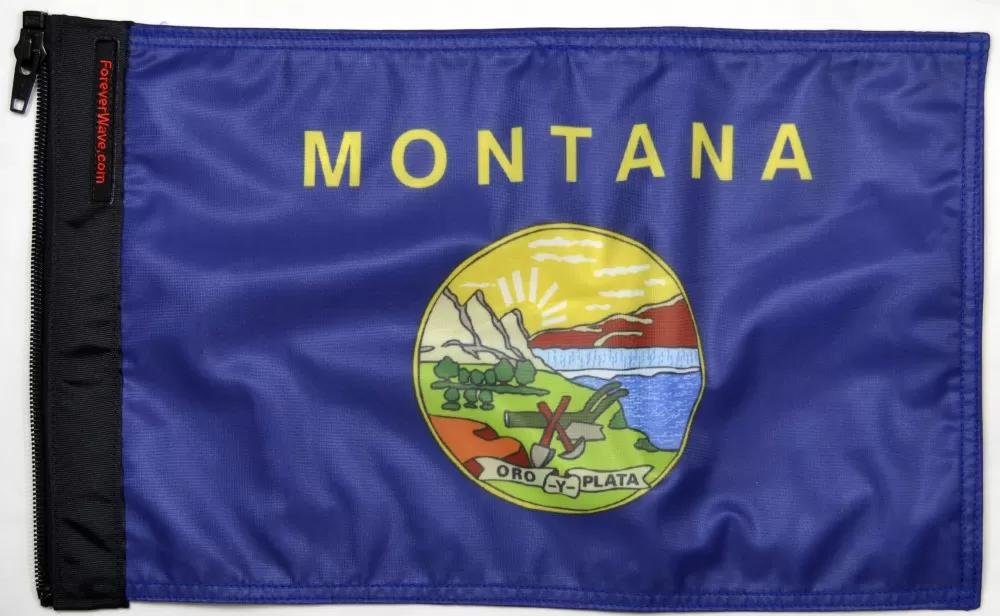 Forever Wave State Flag Montana - 5408