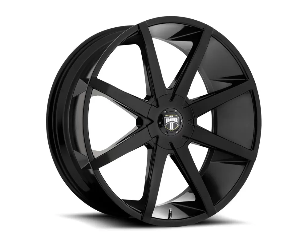 DUB S110 Push Gloss Black 1-Piece Cast Wheel 20x8.5 6x115|6x120 42mm - S1102085D1+42