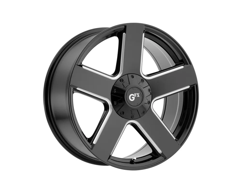 G-FX Wheels TR52 Gloss Black Milled Wheel 20x8.5 6x132/139.7 30mm - T52 285-6003-30 GB
