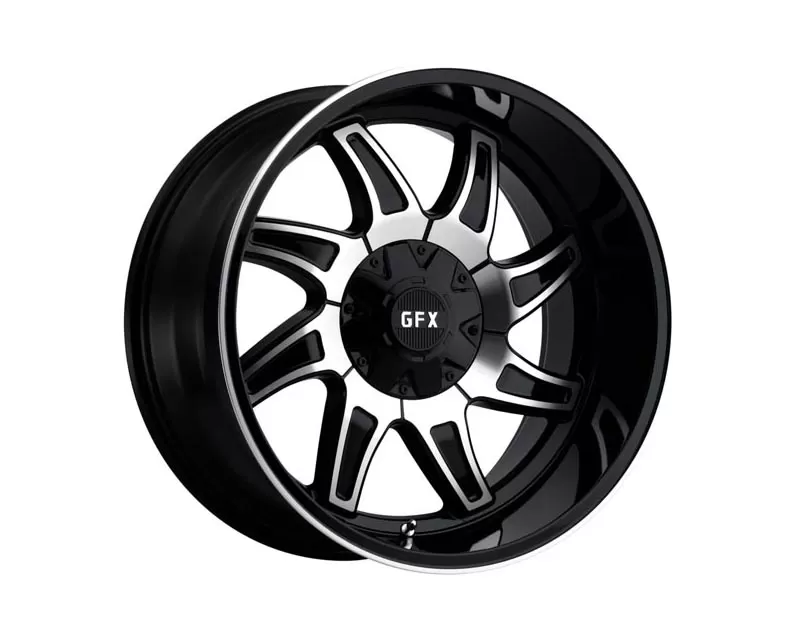 G-FX Wheels TR-15 Wheel 20x10 6x1350/139.70x26 BKGLMA Matte Black Machined - T15 210-6009N26 MBM