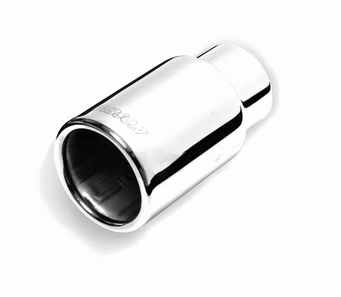 Gibson Performance Stainless Rolled Edge Straight Exhaust Tip - 500632