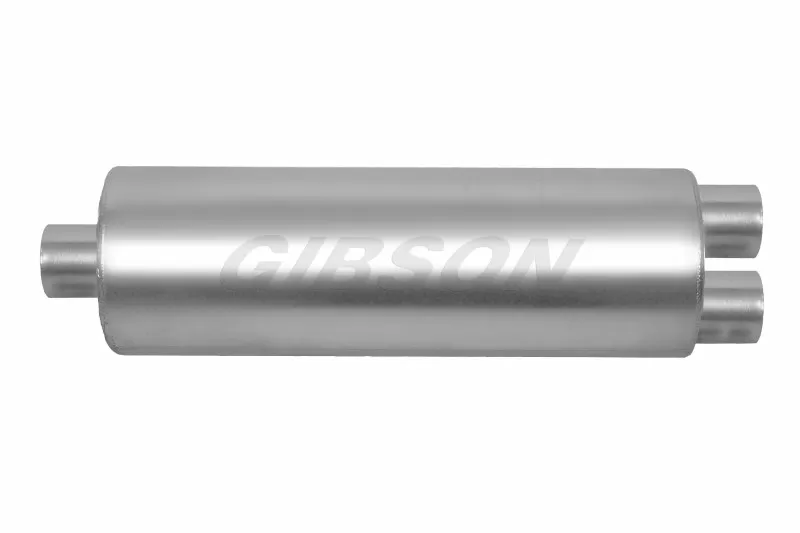Gibson Performance Stainless SFT Superflow Center/Dual Round Muffler - 758219S