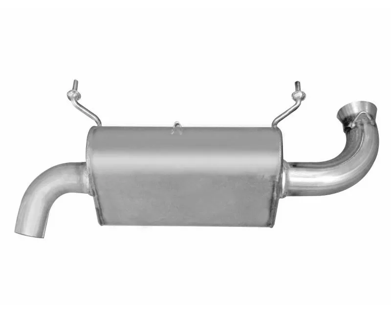 Gibson Performance Stainless Slip-On Single Muffler Exhaust with Round Straight Cut Turn Down Tip Polaris RZR XP 1000 | RS1 2015-2018 - 98019