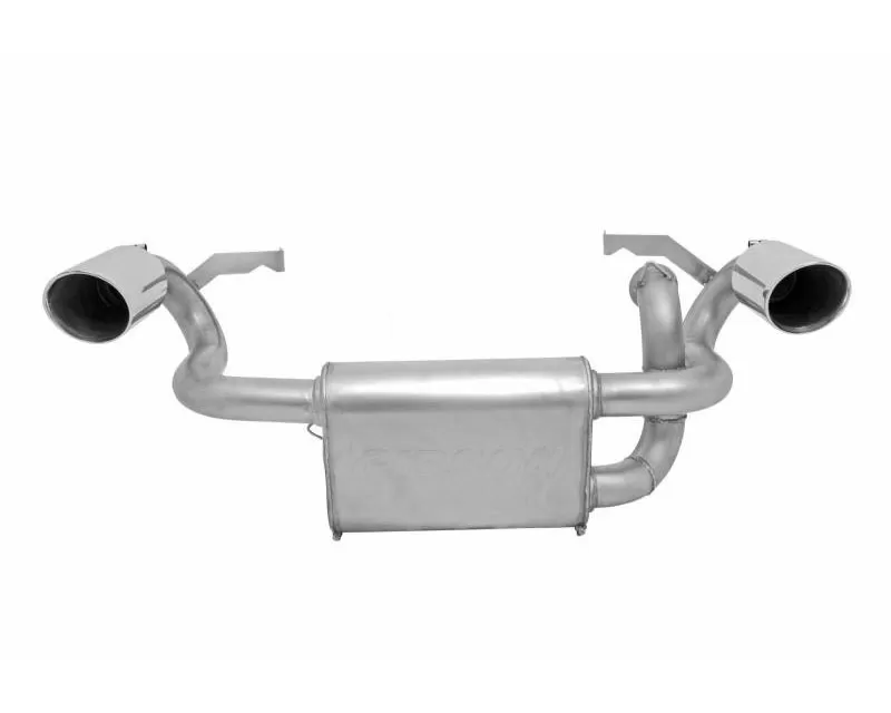 Gibson Performance Stainless Slip-On Dual Muffler Exhaust with 4 Inch Intercooled Slash Tips Polaris RZR S 900 2015 - 98023