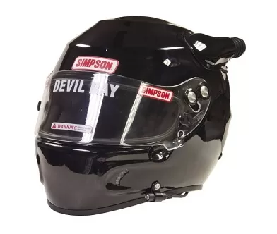 Simpson Racing Desert Devil Racing Full Face Helmet (Black - M) - 782002c