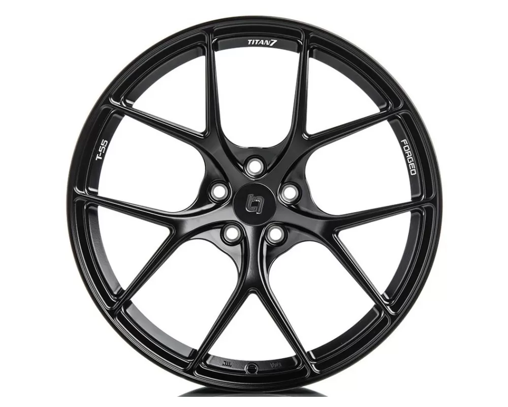 Titan 7 T-S5 Wheel 20x11 5x112 30mm Wicked Black - TS502011030511266WB