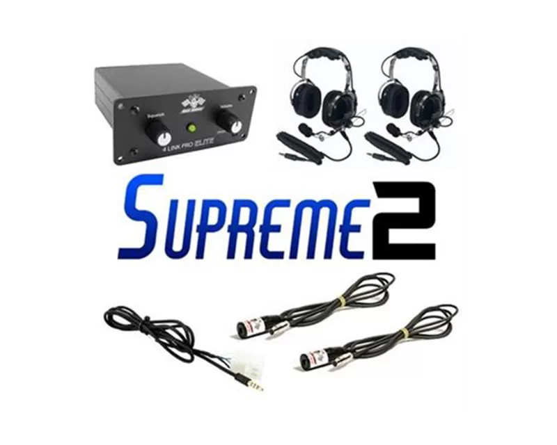 PCI Race Radios Supreme 2 Seat Package Radio Kit with Headsets - 1269