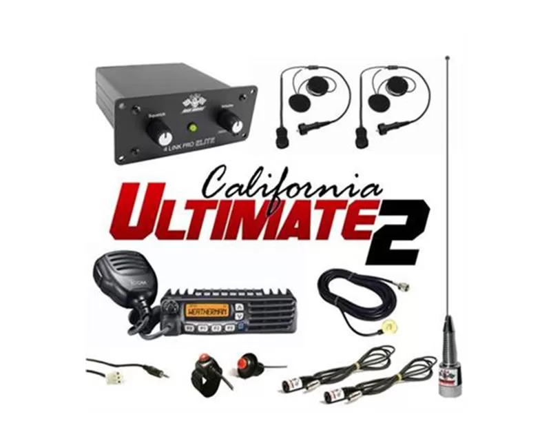 PCI Race Radios California Ultimate 2 Seat Package with Bluetooth - 2497