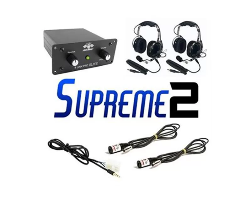 PCI Race Radios Supreme 2 Seat Package with Bluetooth & Headsets - 2503