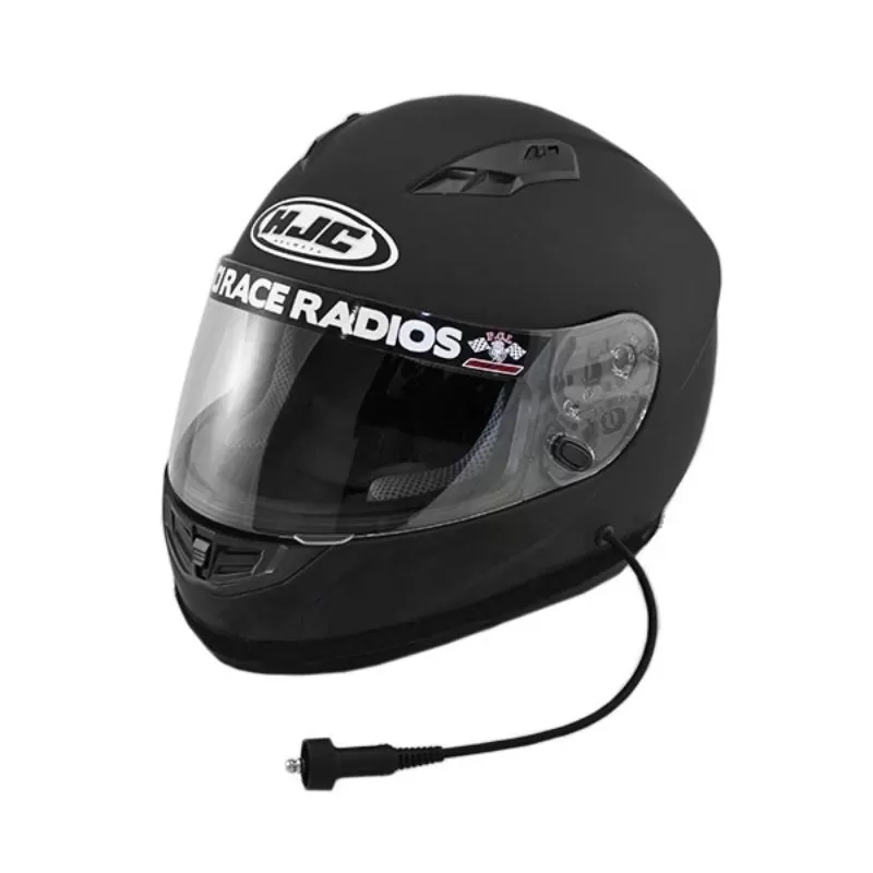 PCI Race Radios PCI HJC CS-R3 Playcar Wired Helmet X-Large Black - 2424