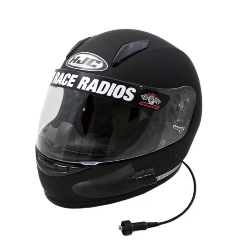 PCI Race Radios PCI HJC CL-Y Youth RaceAir Helmet Small Black - 3037