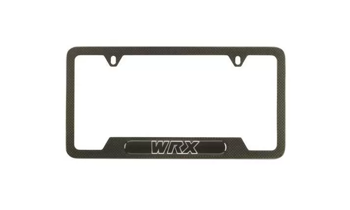 Genuine Subaru License Plate Frame - Carbon Fiber (WRX) - SOA342L144