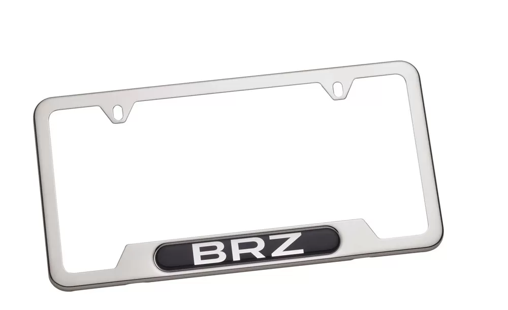 Genuine Subaru BRZ Stainless Steel License Plate Frame - SOA342L147