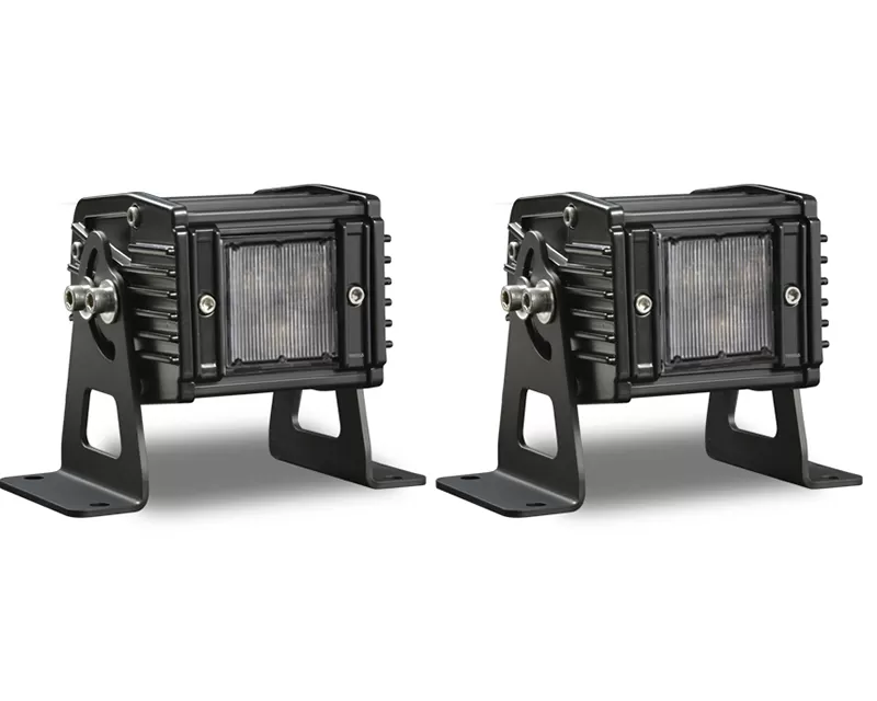 Tomar Off-Road Dual-3 LED Flood Lightbar | Waterproof Connectors - DUAL-3C-F