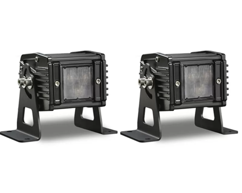 Tomar Off-Road Dual-3 LED Flood Lightbar | Wires Only - DUAL-3W-F