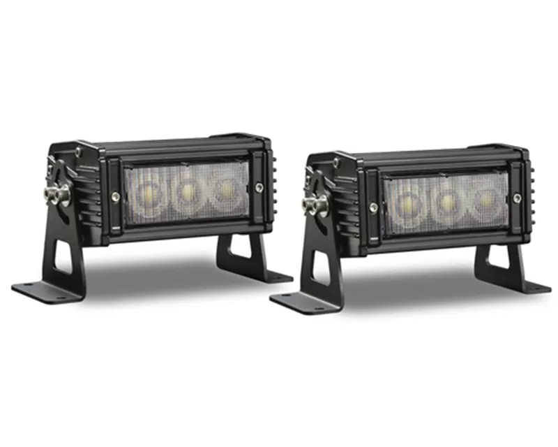 Tomar Off-Road Dual-6 LED Composite Lightbar | Waterproof Connectors - DUAL-6C-C