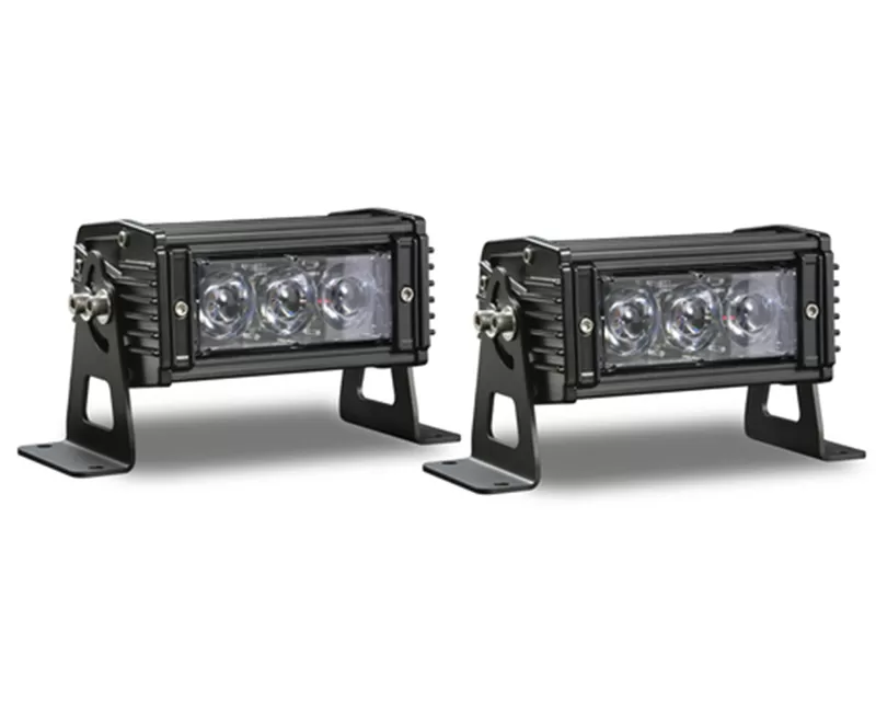 Tomar Off-Road Dual-6 LED Spot Lightbar | Wires Only - DUAL-6W-S