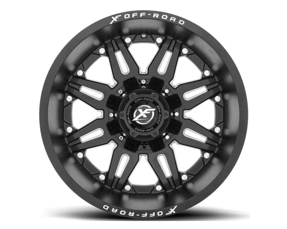 XF Off-Road XF-204 Wheel 22x12 5x139.7|5x150 -44mm Matte Black - XF-204221251397150-44MB