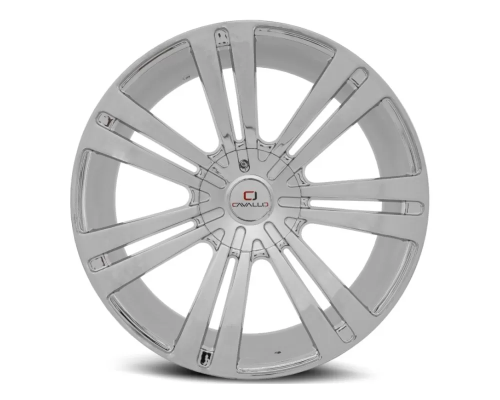 Cavallo CLV-16 Wheel 20x8.5 5x115|5x120 15mm Chrome - CLV-1620855115120+15C