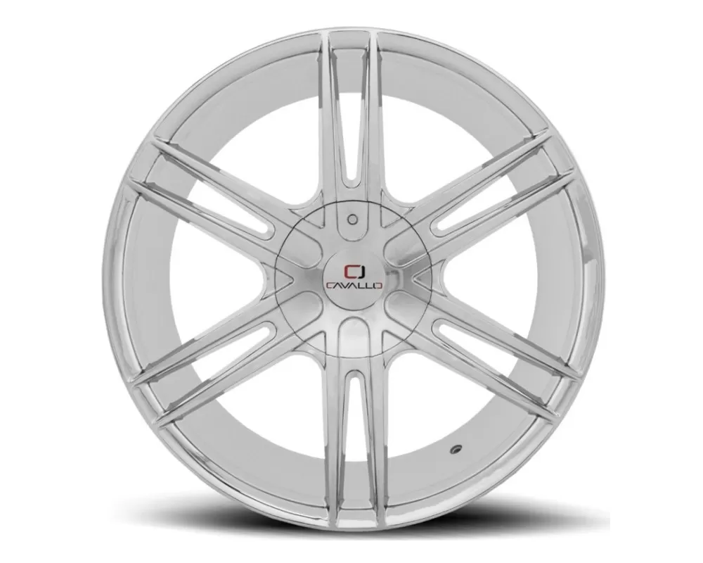 Cavallo CLV-20 Wheel 22x9.5 6x127|6x139.7 25mm Chrome - CLV-20229561271397+25C