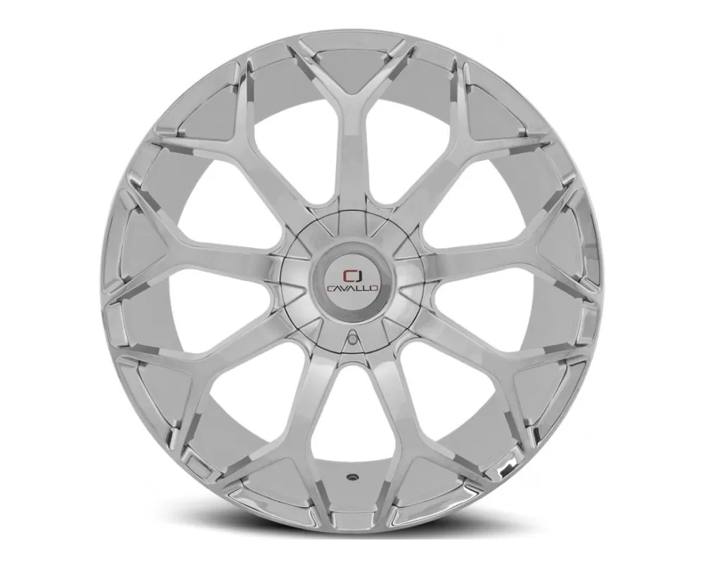 Cavallo CLV-22 Wheel 24x9 5x115|5x120 18mm Chrome - CLV-2224905115120+18C