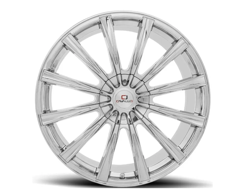 Cavallo CLV-23 Wheel 20x8.5 5x114.3|5x120 35mm Chrome - CLV-23208551143120+35C