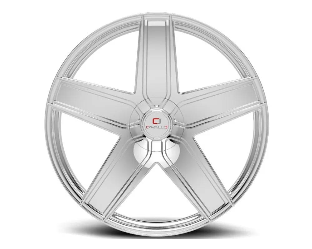 Cavallo CLV-31 Wheel 22x8.5 5x114.3|5x120 38mm Chrome - CLV-31228551143120+38C