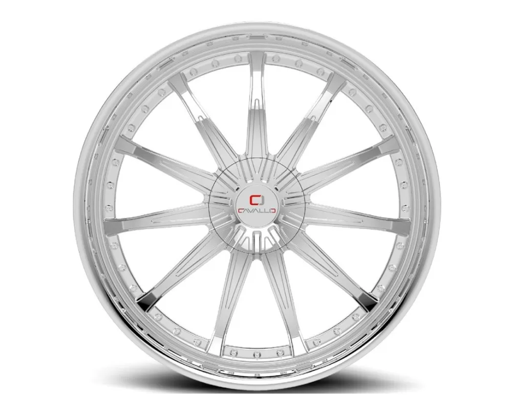 Cavallo CLV-35 Wheel 22x9.5 6x135|6x139.7 25mm Chrome - CLV-35229561351397+25C