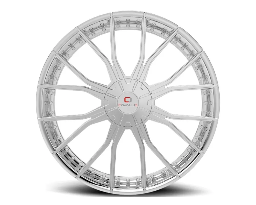 Cavallo CLV-36 Wheel 20x8.5 5x108|5x114.3 35mm Chrome - CLV-36208551081143+35C
