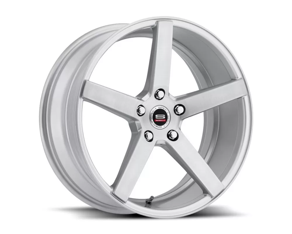 Spec-1 SP-36 Wheel 20x8.5 5x112 32mm Silver & Brushed - SP3620851532SB