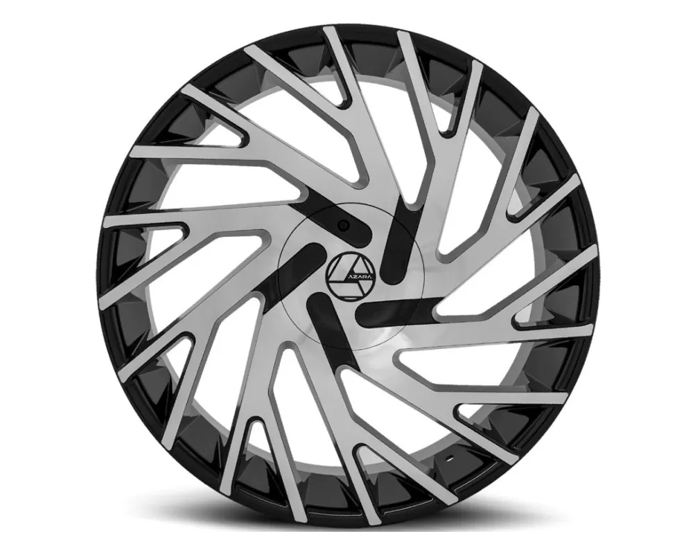 Azara 505 Wheel 24x9 5x115|5x120 34mm Gloss Black Machined - AZA-50524905115120+34BM