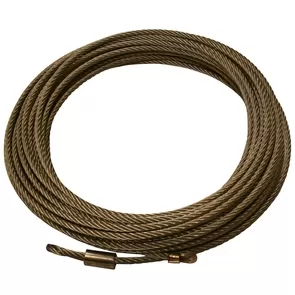 Bulldog Winch Winch Rope Wire 15004 7/32 Inch x 55 Foot (5.5mm x 16.8m) - 20104