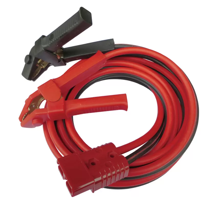 Bulldog Winch Booster Cable 20 Ft 2 Gauge W/Clamps and Plug Set - 20298