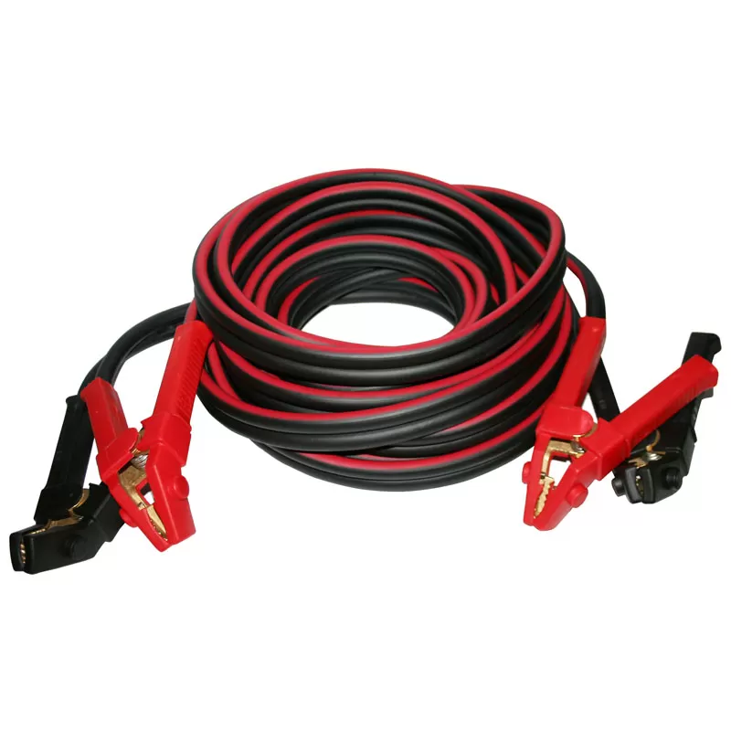 Bulldog Winch Booster Cable Set Clamp to Clamp 20 Ft 1/0 Gauge - 20332