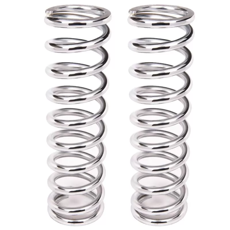 Aldan American Coil-Over-Spring, 100 lbs./in. Rate, 12 in. Length, 2.5 in. I.D. Chrome, Pair - 12-100CH2