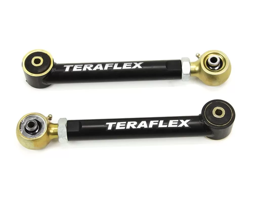 TeraFlex Adjustable Front Lower / Rear Lower Flexarm Kit 0-4 Inch Lift Jeep Wrangler TJ|LJ 1997-2006 - 1615700