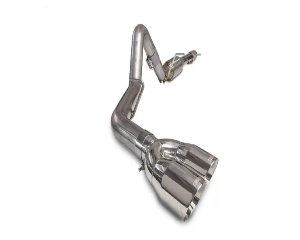 Carven Exhaust Competitor Series Catback w/ 4 inch Dual Tip Polished Chevrolet Silverado 1500 2019-2020 - CS1028