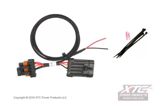 XTC Power Products Plug-n-Play Power Out License Plate Whip Light Polaris RZR 900 |1000 | XP Turbo 2015-2020 - POL-4TL-OUT