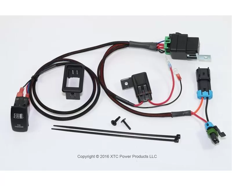 XTC Power Products Premium Plug & Play Coolant Fan Override Switch Kit for Polaris RZR XP Turbo 2016 - RZR-FAN-OVR-T