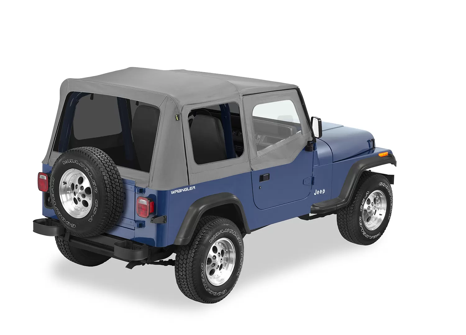 Bestop Charcoal/Gray Replace-A-Top for OEM Hardware Tinted Windows w/ Door Skins Jeep Wrangler 1988-1995 - 51123-09