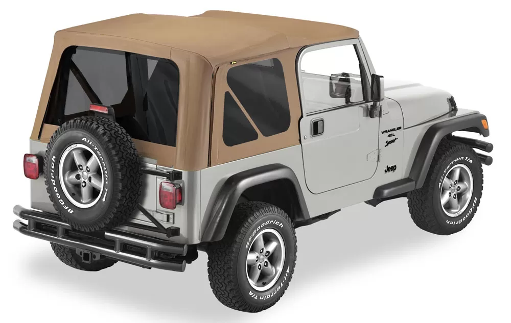 Bestop Spice Replace-A-Top for OEM Hardware Tinted Windows w/o Door Skins Jeep Wrangler 1997-2002 - 51180-37