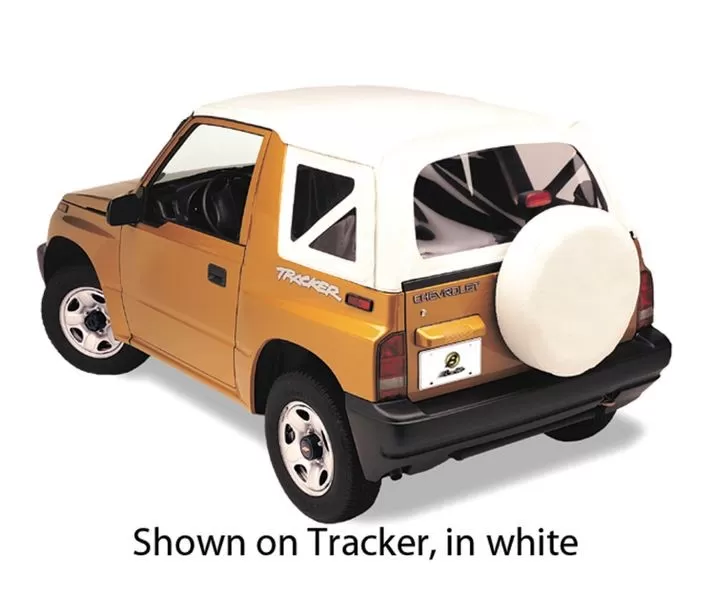 Bestop White Denim Replace-A-Top for OEM Hardware Clear Windows Chevrolet Geo Tracker | Suzuki Sidekick 1989-1994 - 51362-52